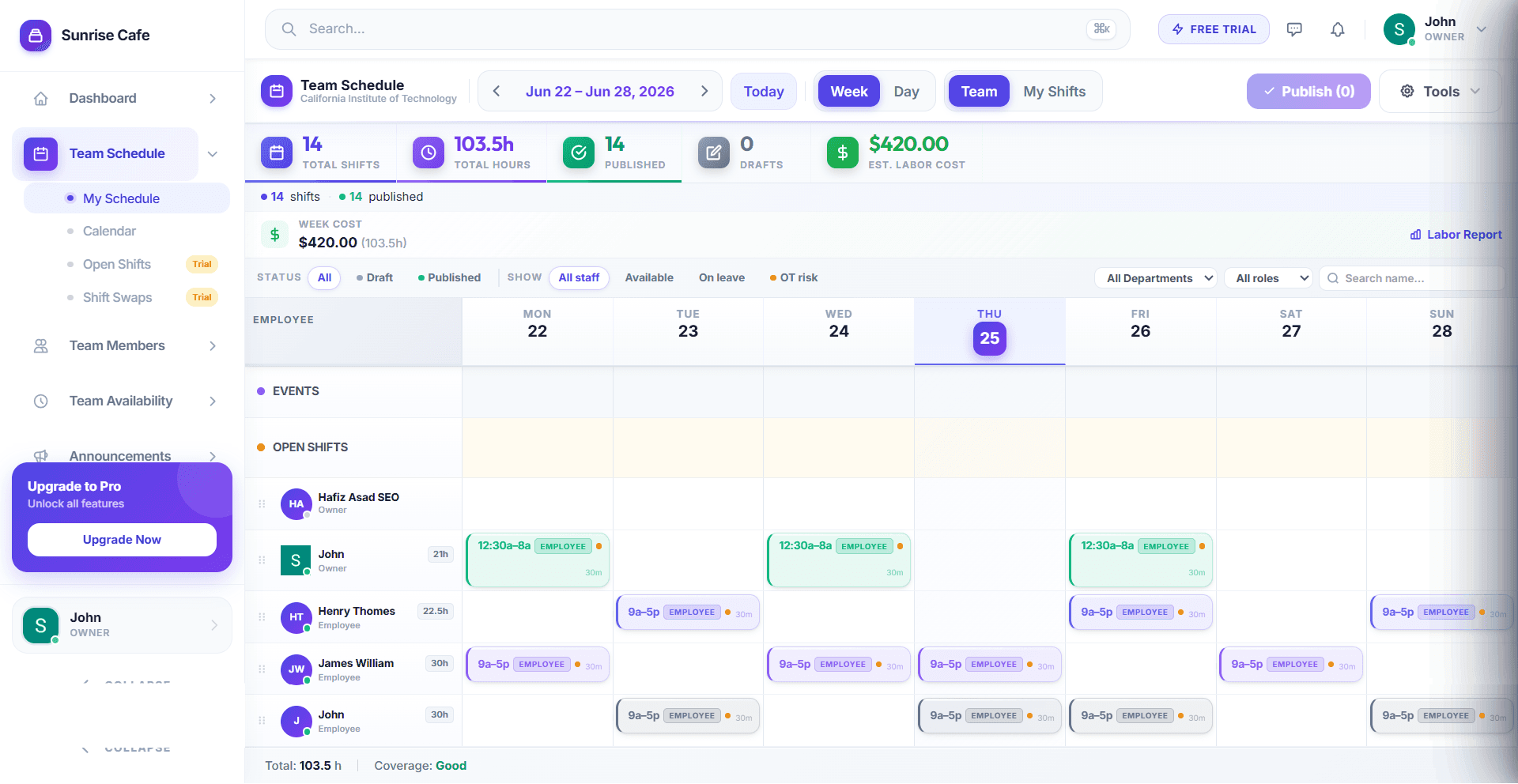 StaffSchedule.io image 1