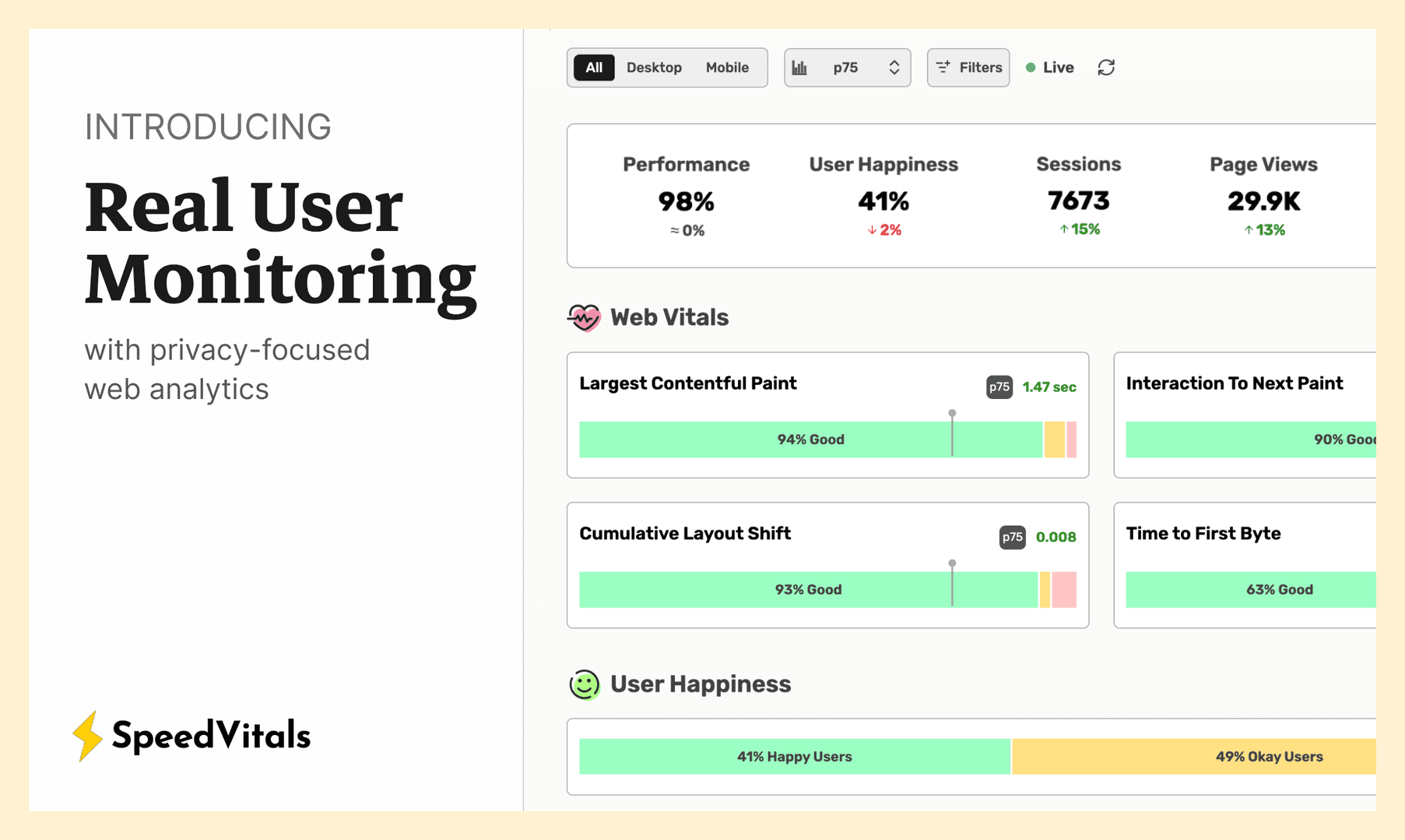 SpeedVitals RUM image 1