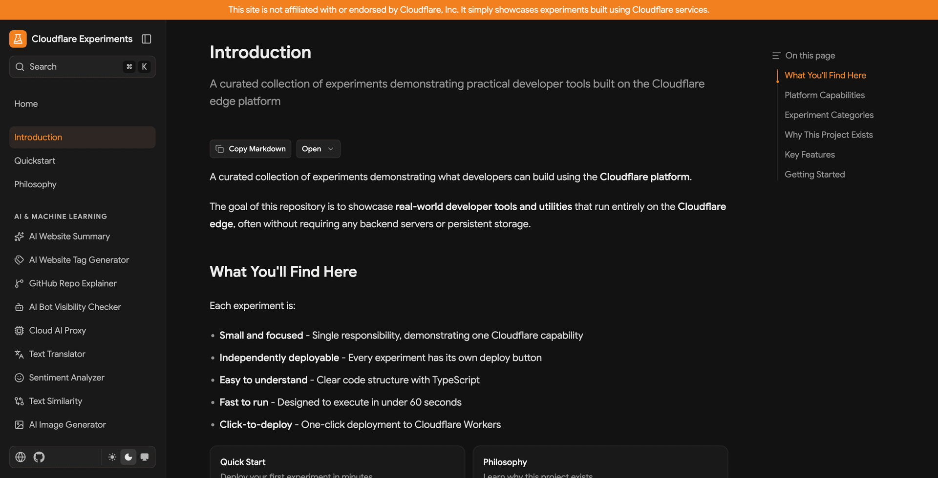 Cloudflare Experiments image 2