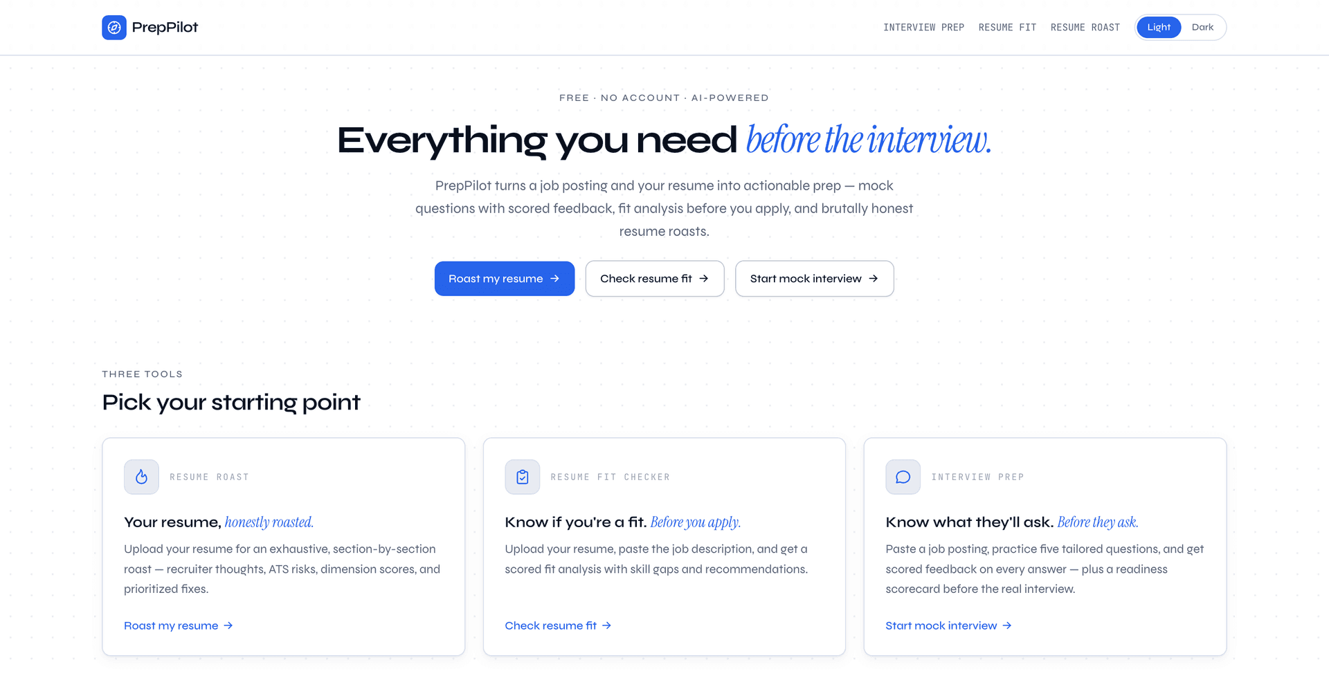PrepPilot - Interview prep, done right image 1