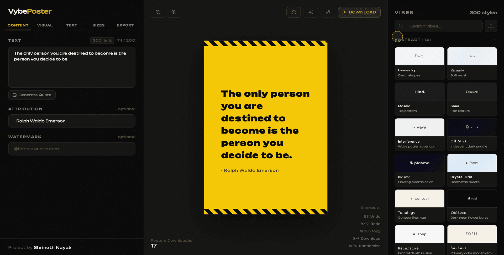 VybePoster - Poster Generator image 2