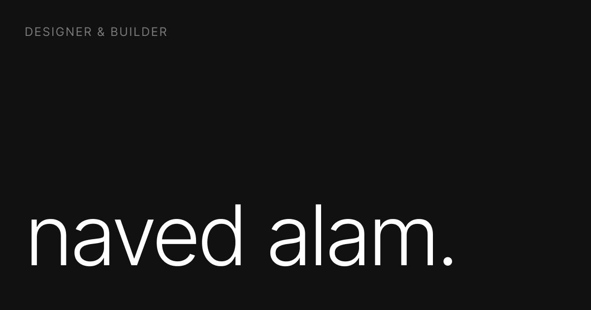 Naved's Portfolio image 1