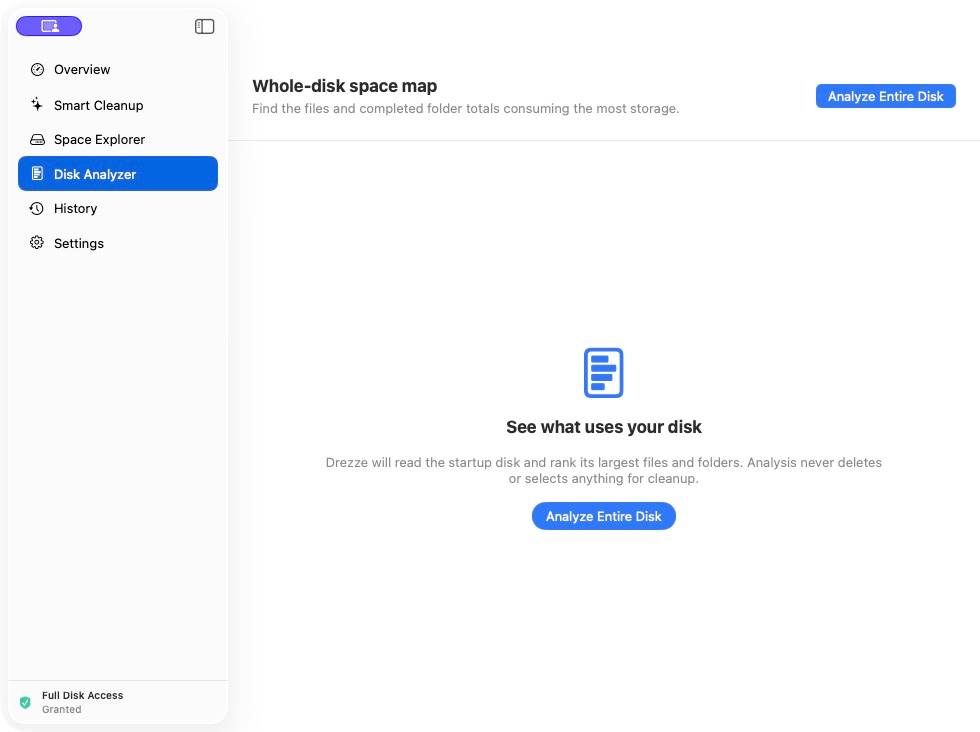 Drezze — Free Disk Cleaner for Mac image 3