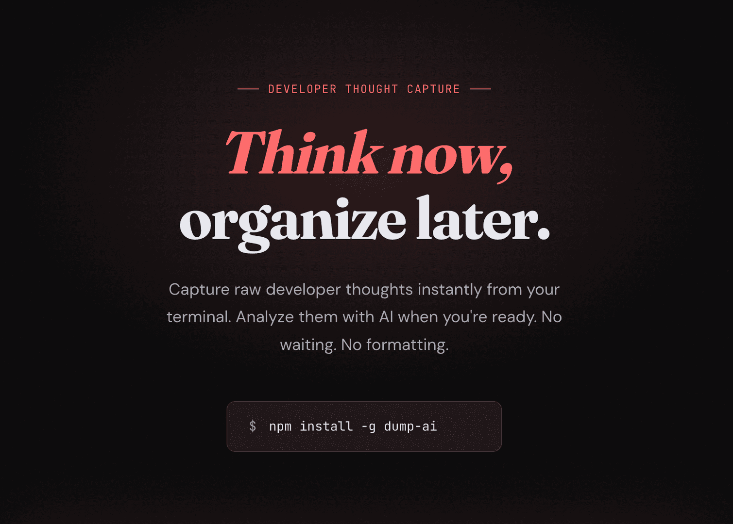dump — think now, organize later image 2