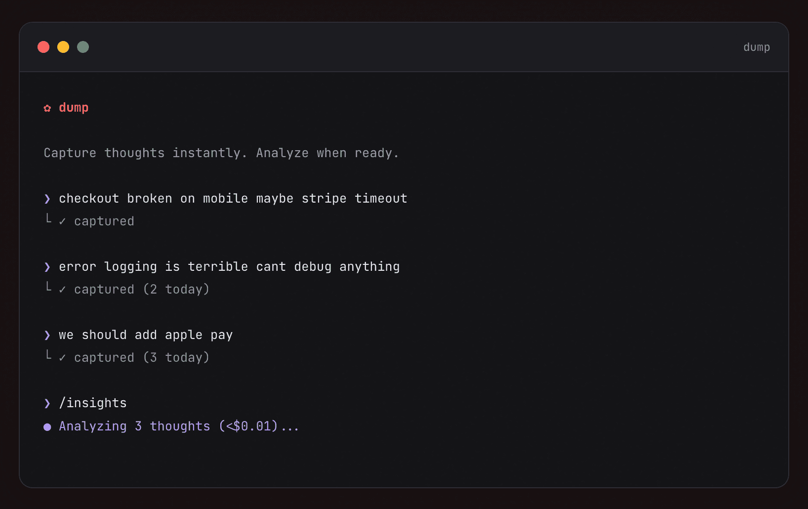 dump — think now, organize later image 3