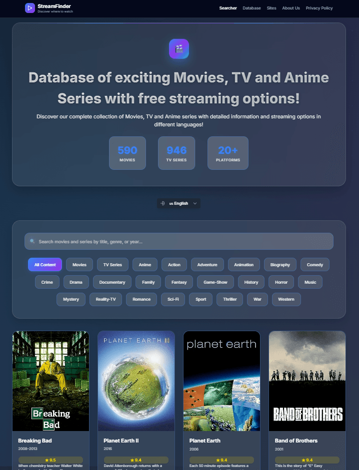 Free Series Finder image 3