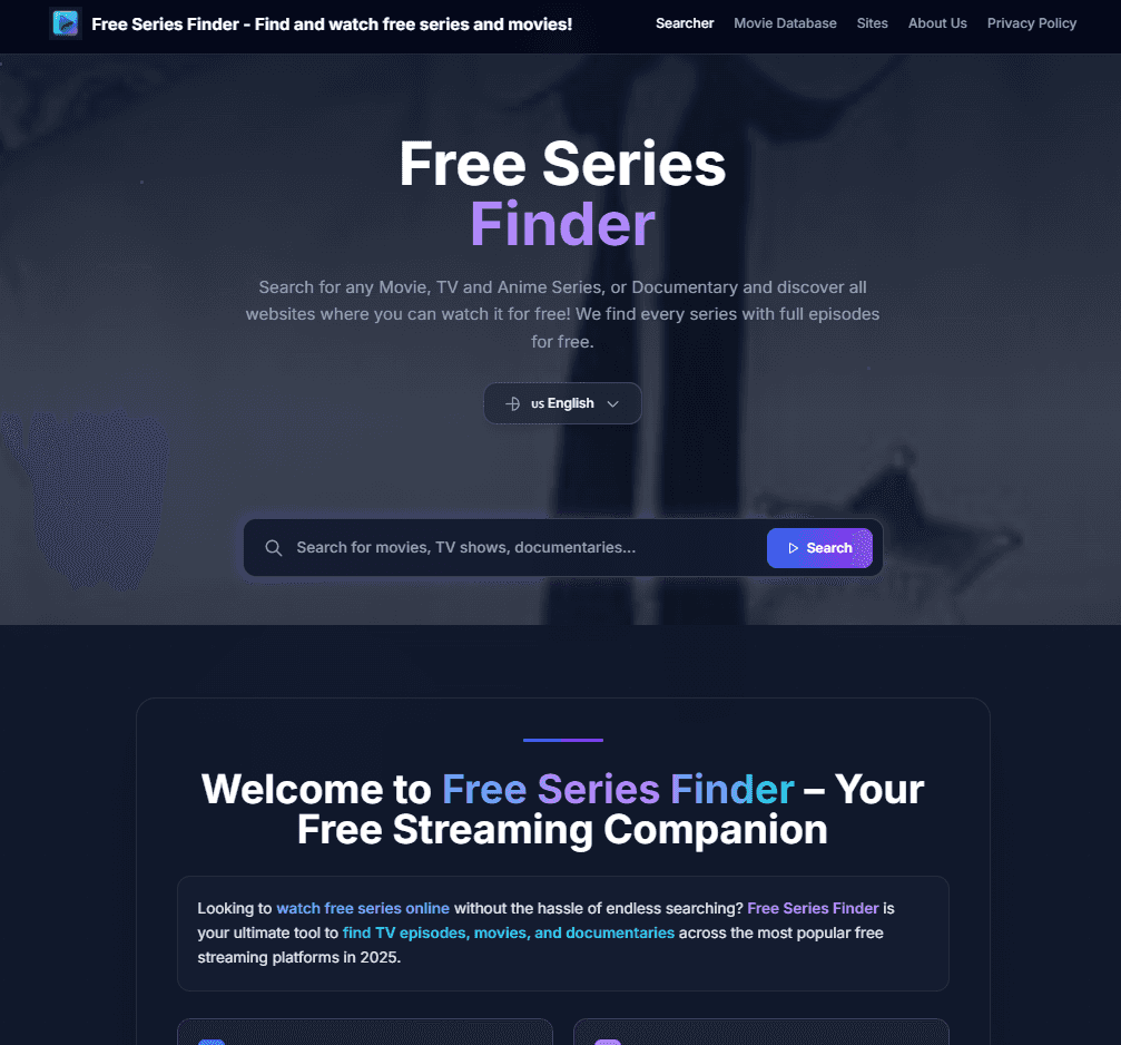 Free Series Finder image 2