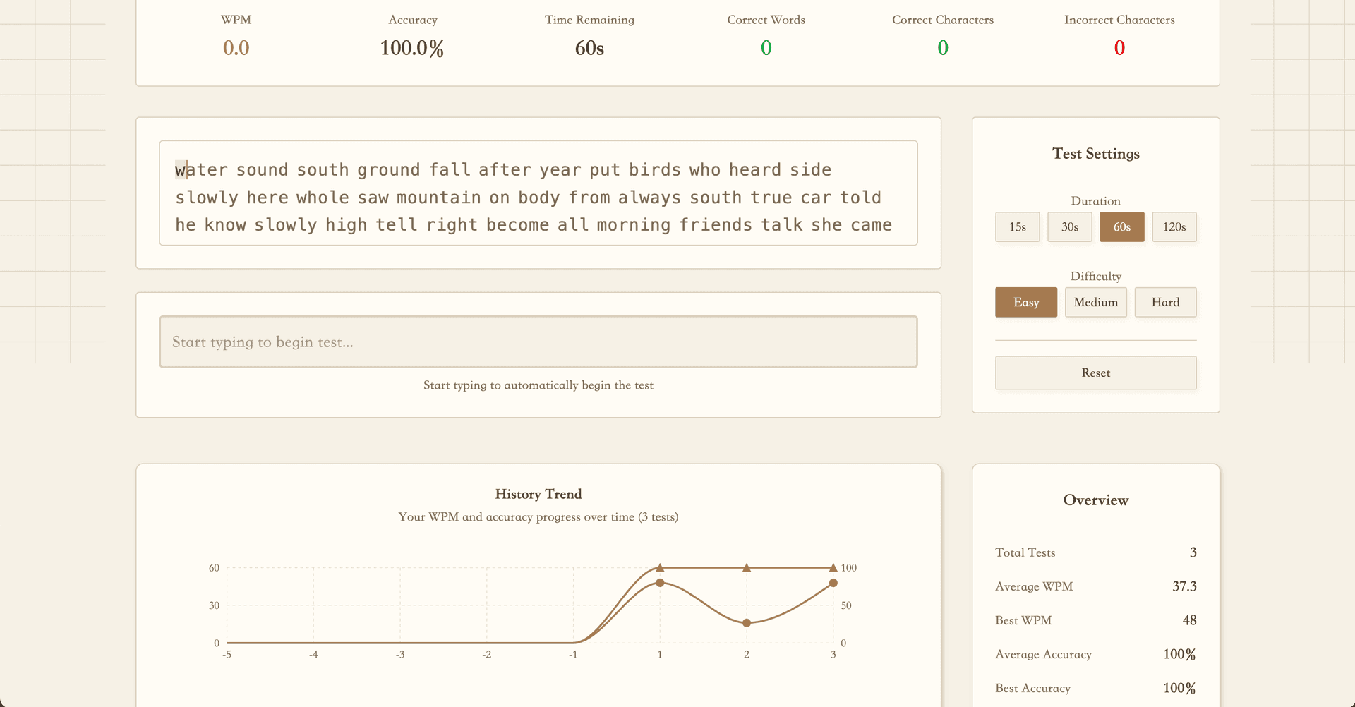 Free Online Typing Test image 1