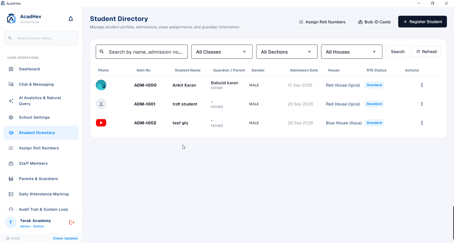 AcadHex - Next-Gen School Management Software image 2