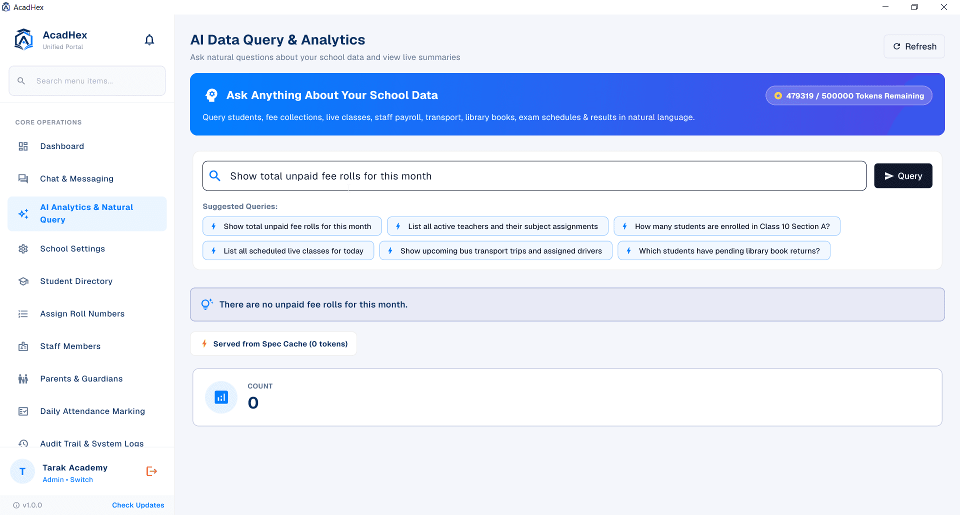 AcadHex - Next-Gen School Management Software image 1