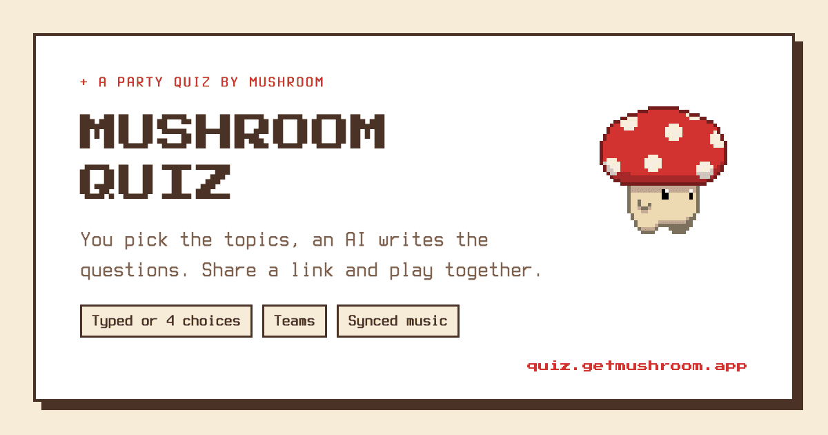 Mushroom Quiz image 2
