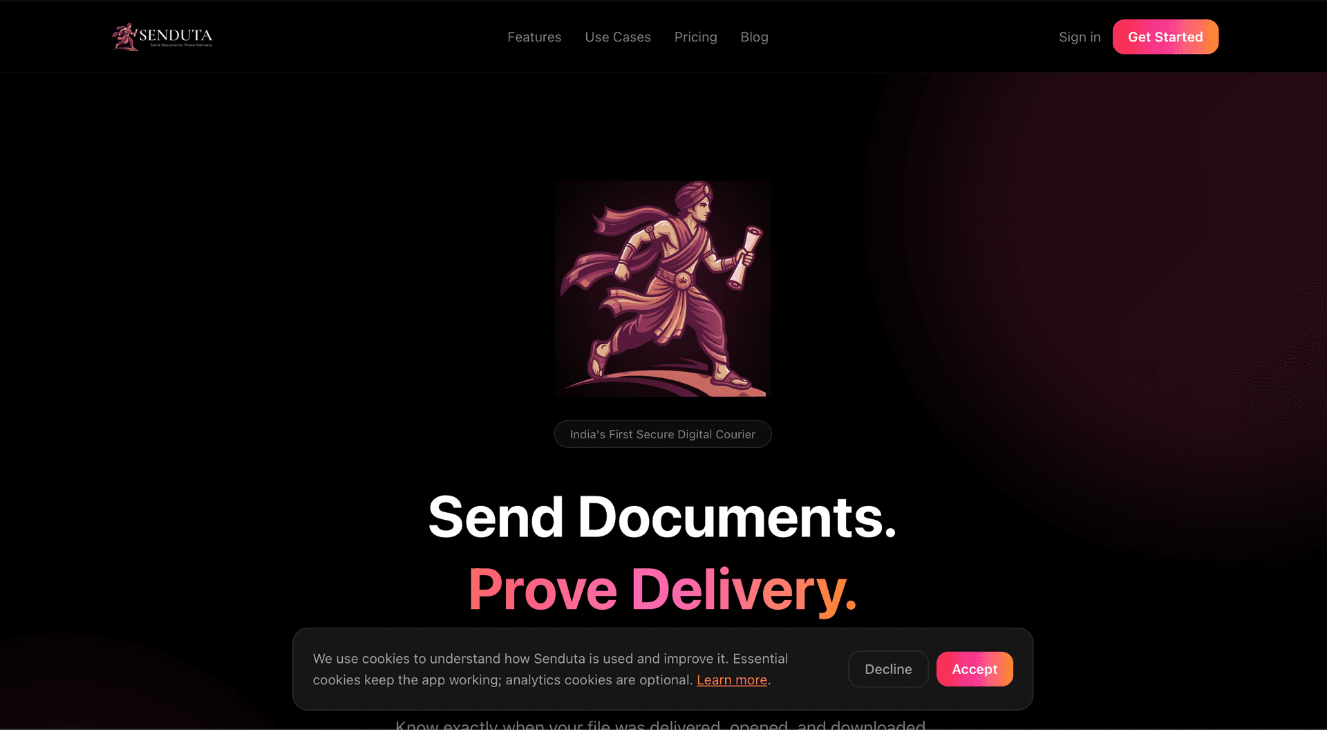 Secure Document Delivery India – Senduta image 1