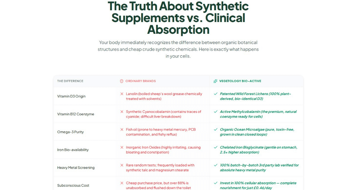 Vegetology - Neuromarketing CRO Redesign image 3