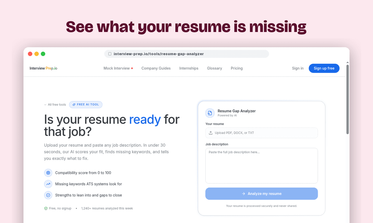 Interview Prep.io — AI Mock Interviews image 2