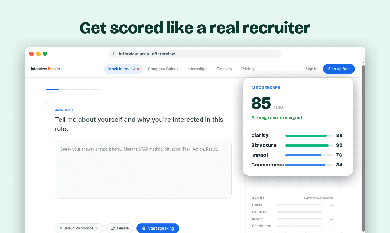 Interview Prep.io — AI Mock Interviews image 3