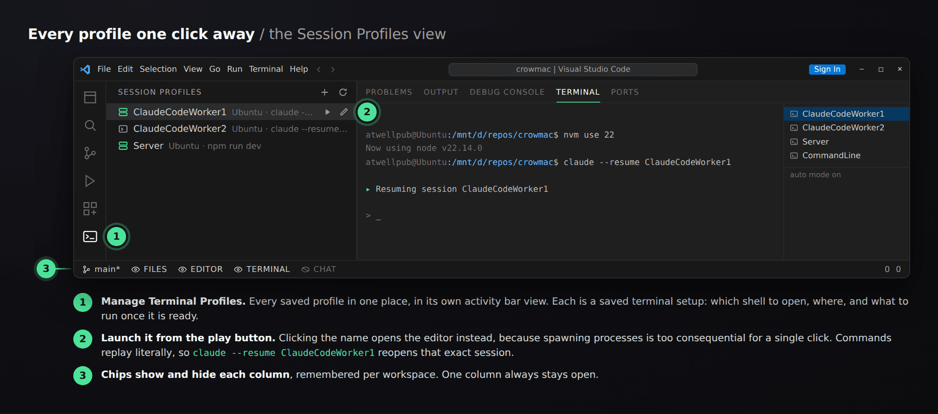 Terminal Session Profiles image 3