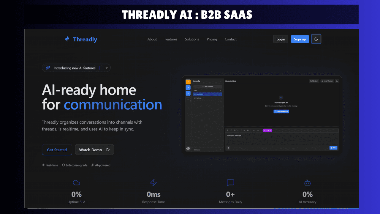 Threadly: AI Powered B2B SaaS