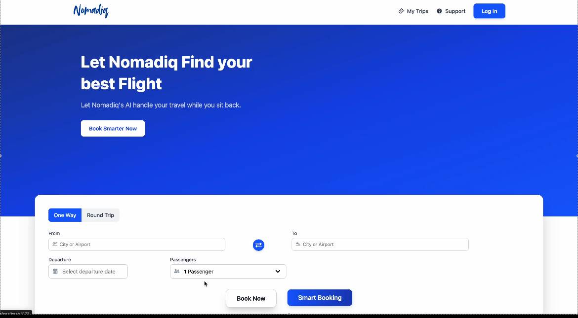 Nomadiq-AI Driven Travel Booking image 2