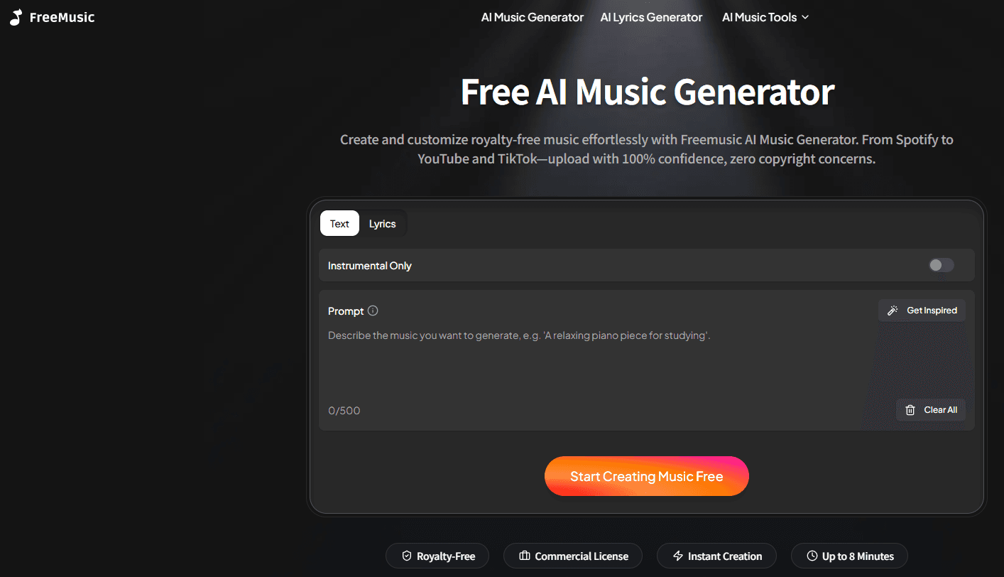 FreeMusic AI image 1