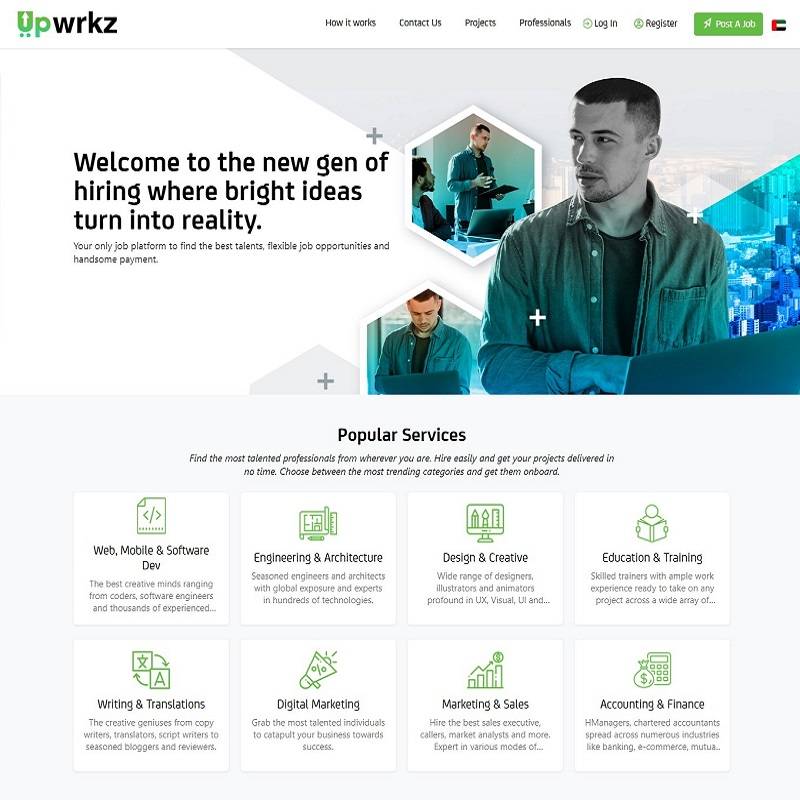 Build an Upwork Clone - Upwrkz image 1