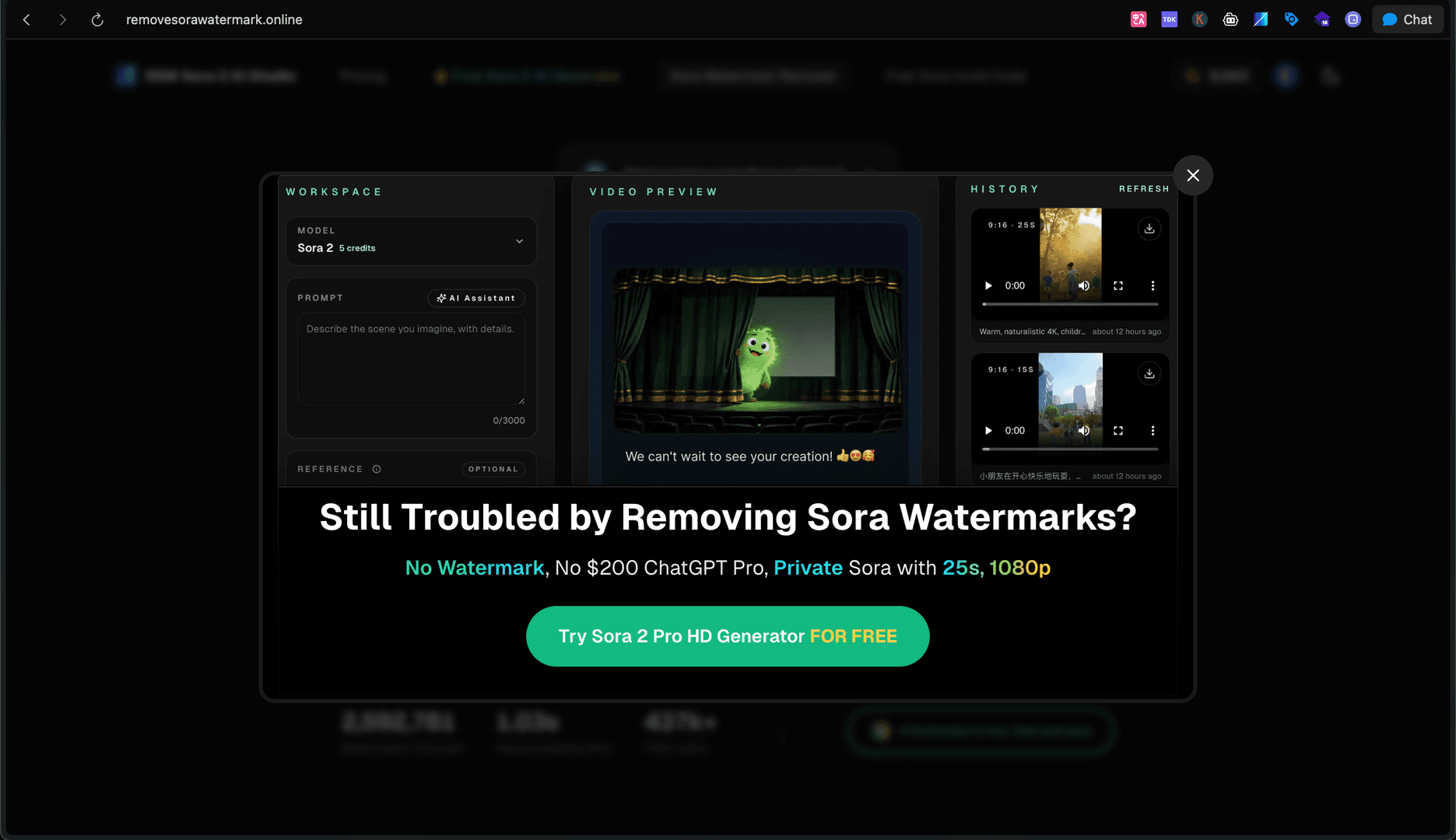 RSW Sora 2 AI Studio image 2