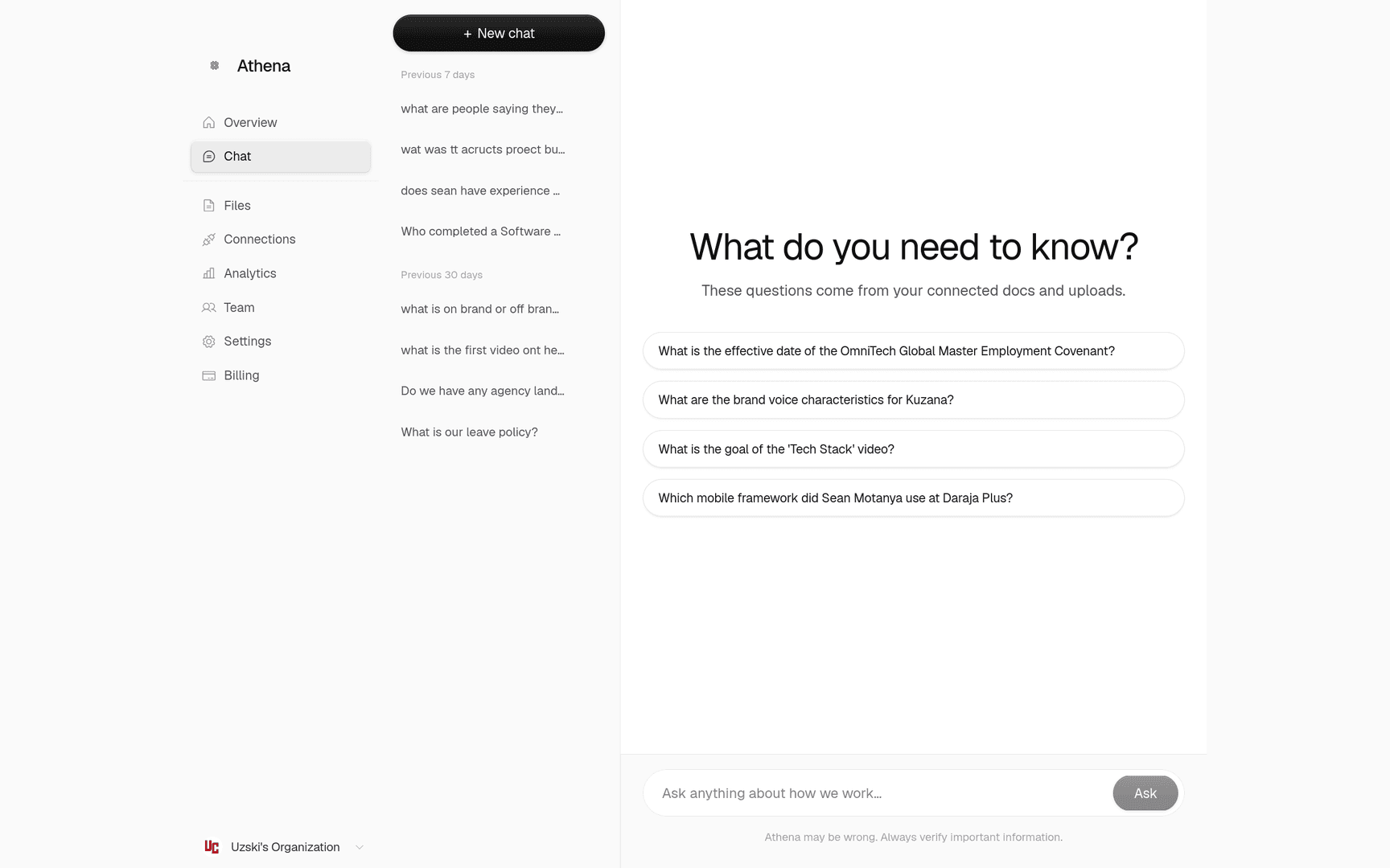 Athena - Private knowledge infrastructure image 1