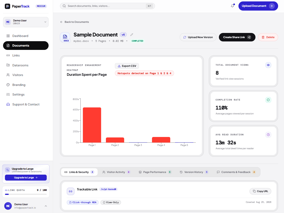 PaperTrack – Secure Doc Analytics image 5