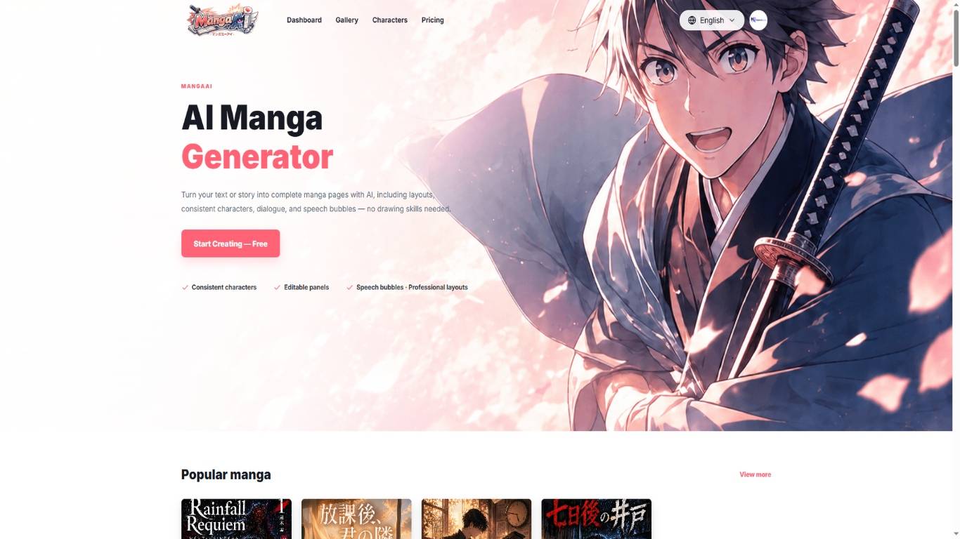 Manga AI image 1