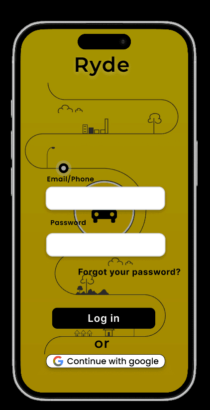 Ryde — UX Study image 1