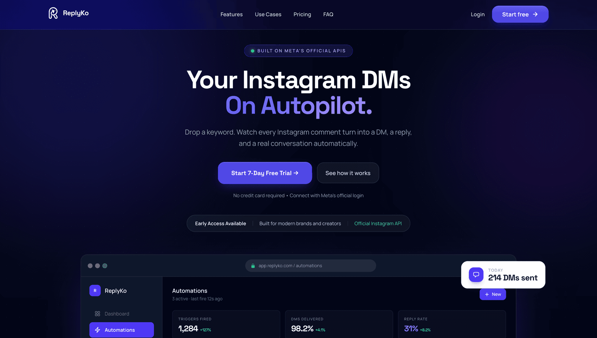 Instagram DM Automation image 1