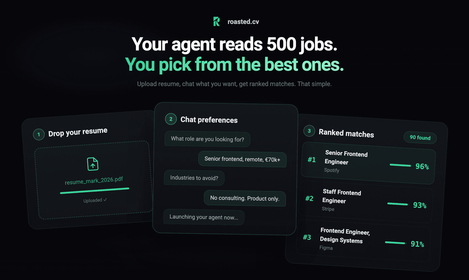 Roasted.cv | Get your CV roasted. Get hired. image 1