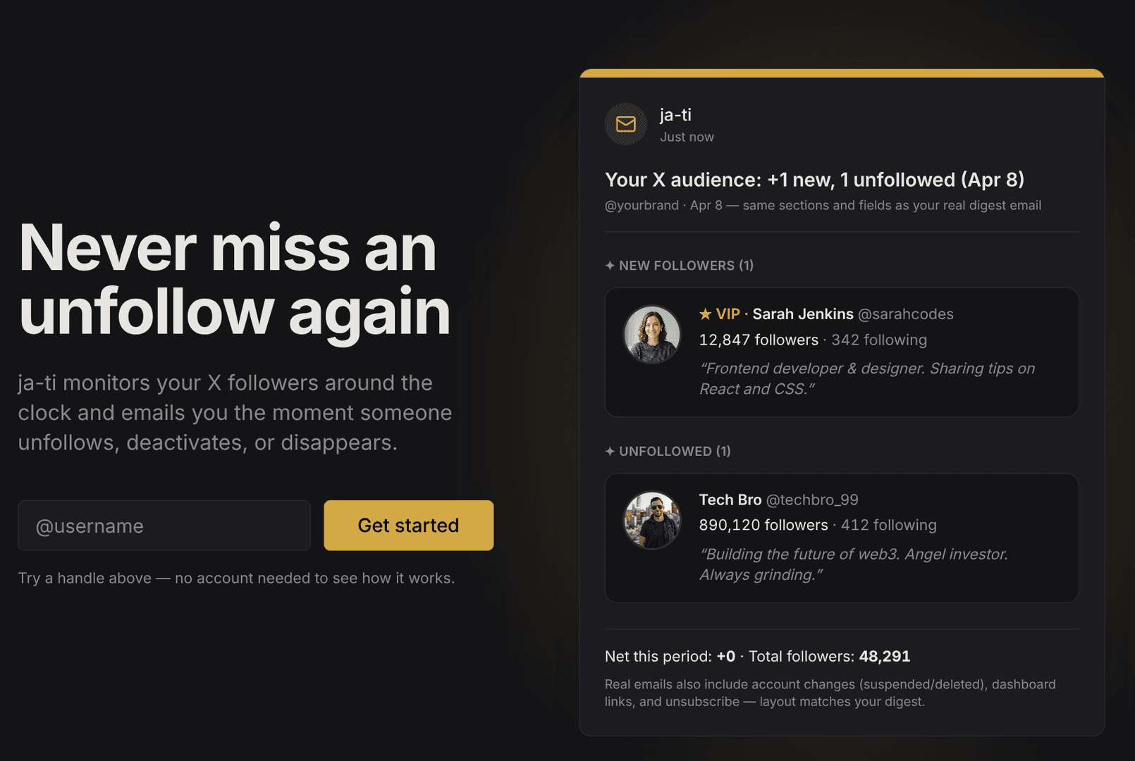 ja-ti — Unfollow Tracker image 1