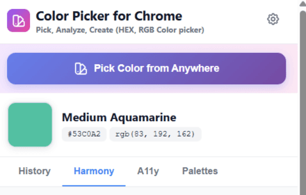 Color Picker for Chrome image 2