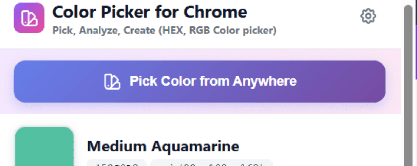 Color Picker for Chrome image 3