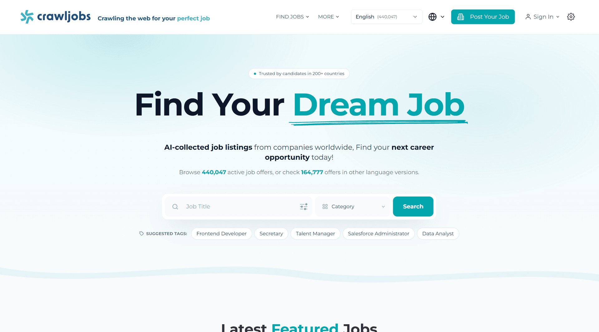 CrawlJobs - AI Job Crawler image 1