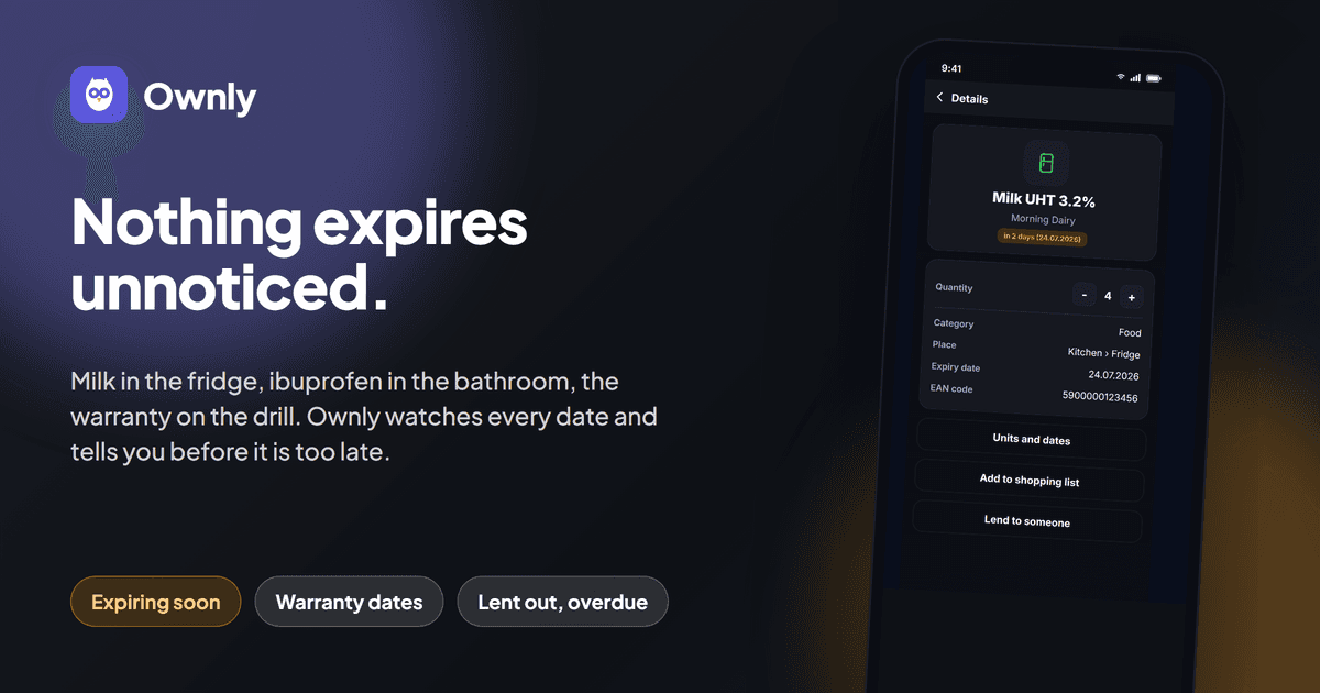 Ownly - home inventory app image 2