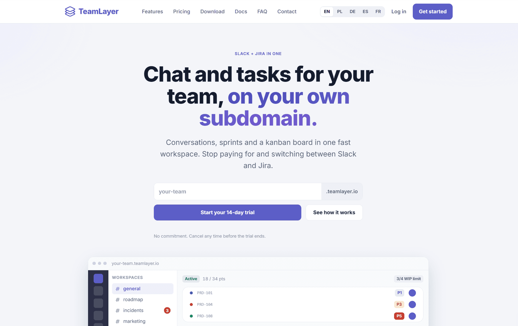 TeamLayer – Team Chat & Task Management image 3