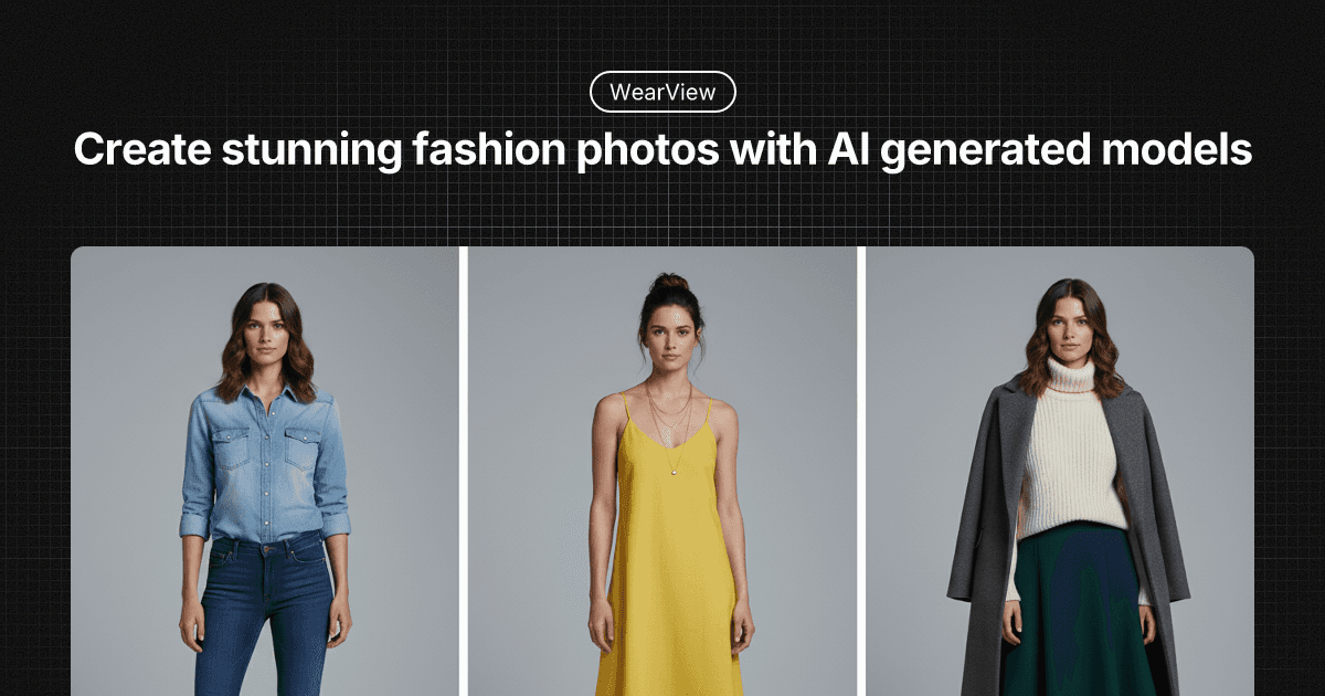 WearView - AI generated models for fashion image 2
