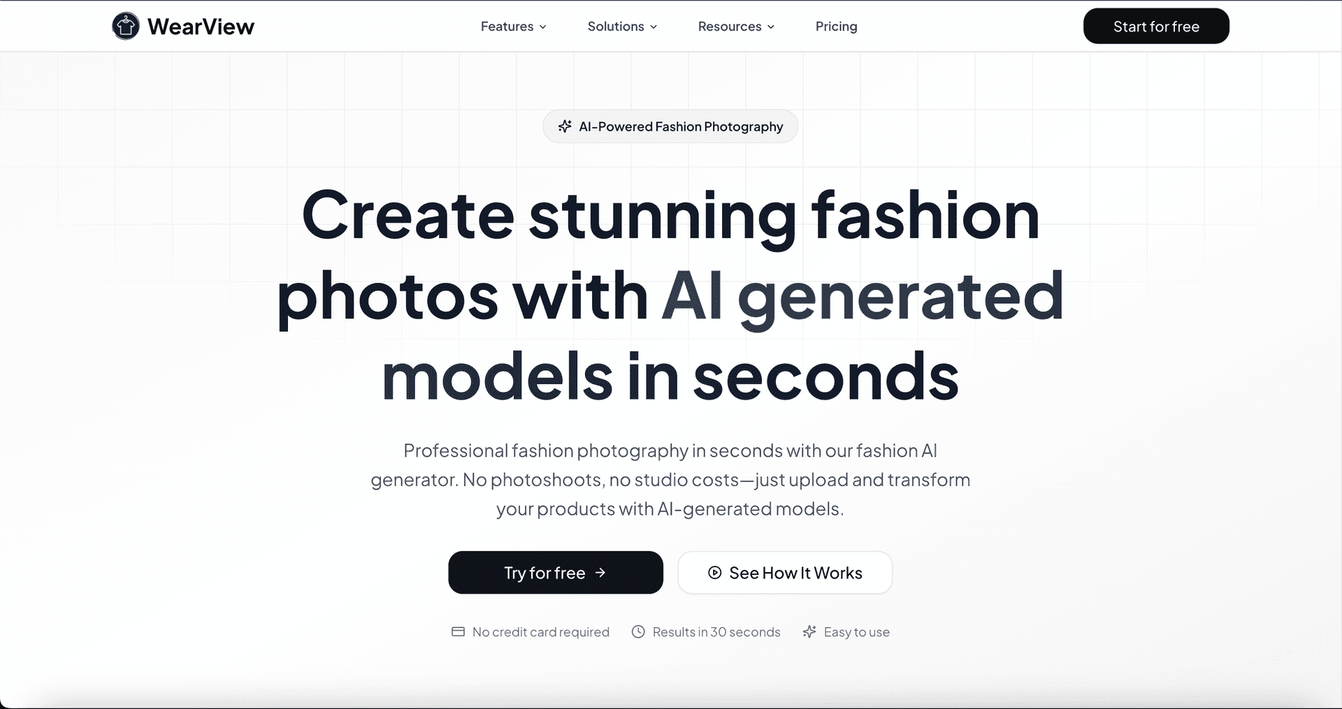 WearView - AI generated models for fashion image 1