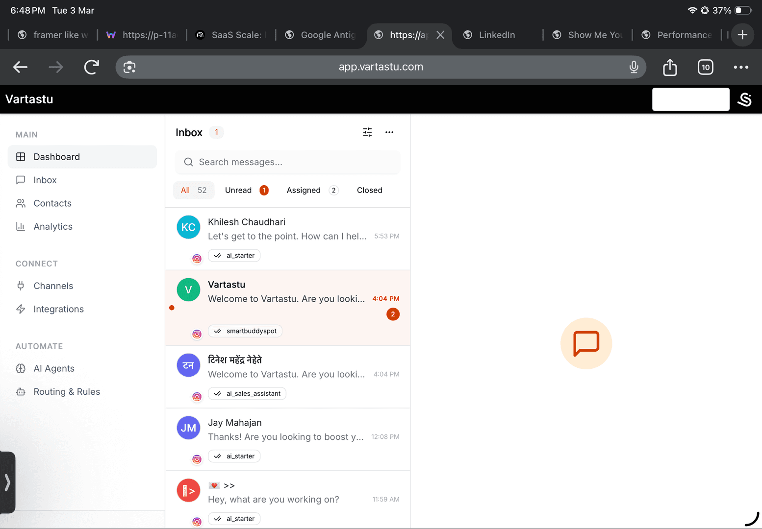Vartastu - Customer Service Chat Platform image 2
