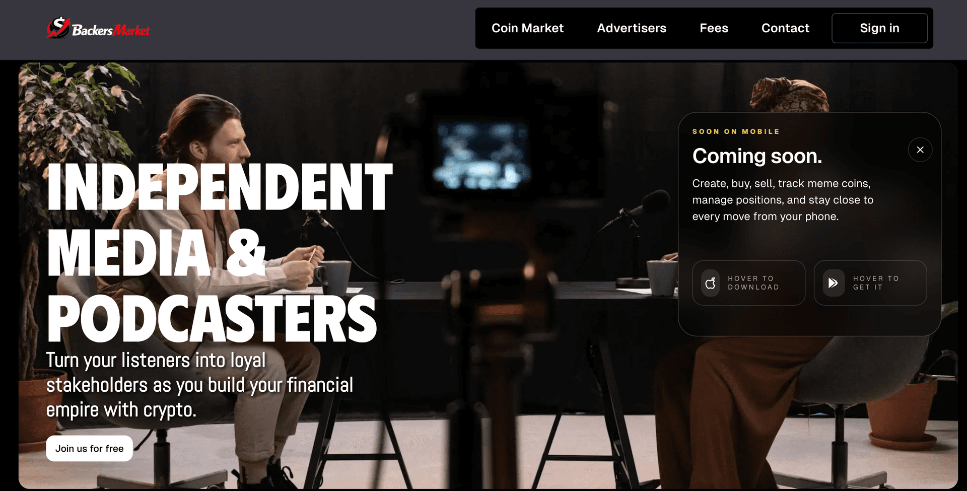 BackersMarket | Launch Branded Meme Coins image 1