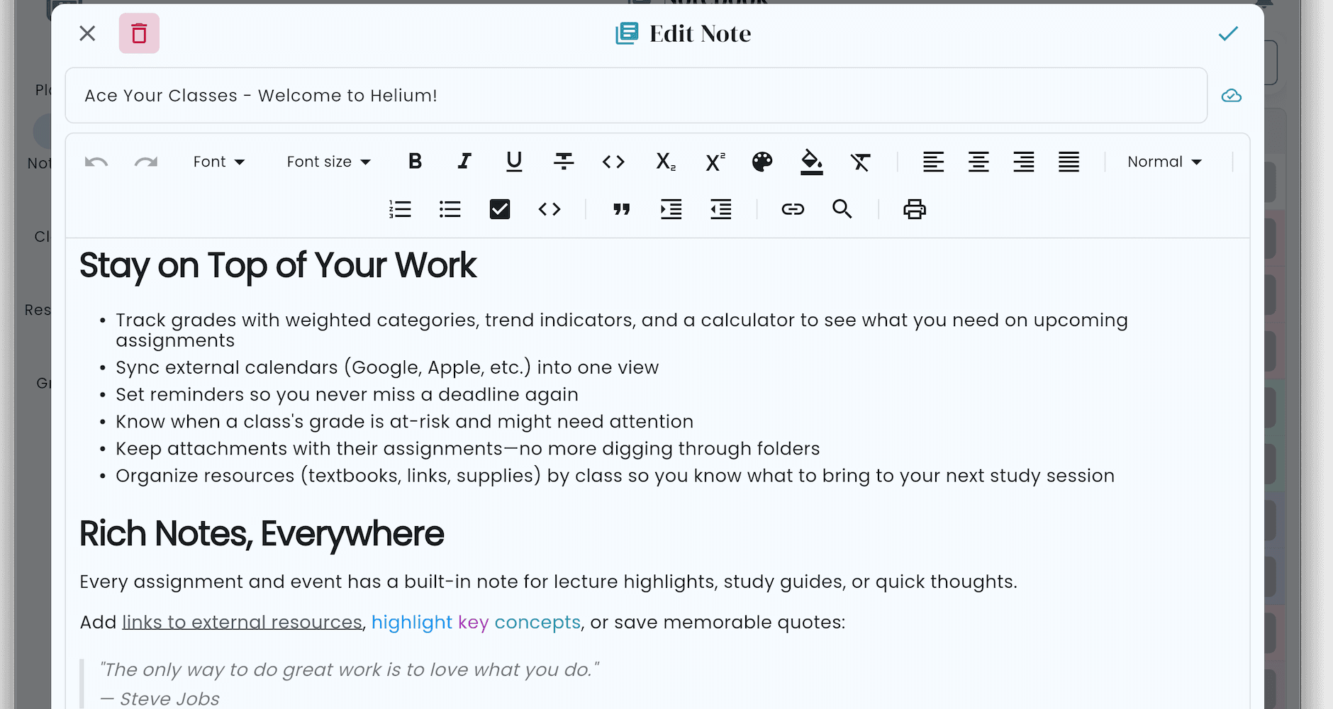 Helium - Student Planner image 3