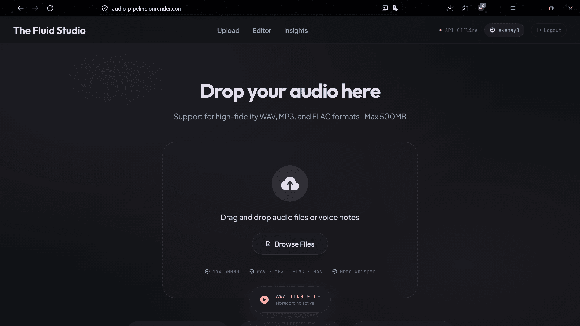 The Fluid Studio — Distributed Audio Transcri image 3