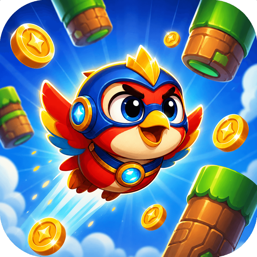 Flappy Heroes: Tap Flying Game