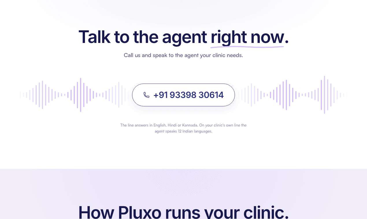 Pluxo | AI Front Desk for Clinics in India image 3