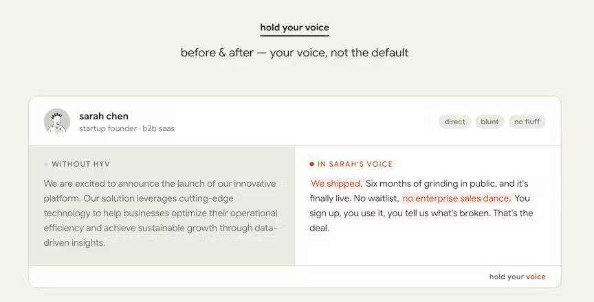 hold your voice image 1