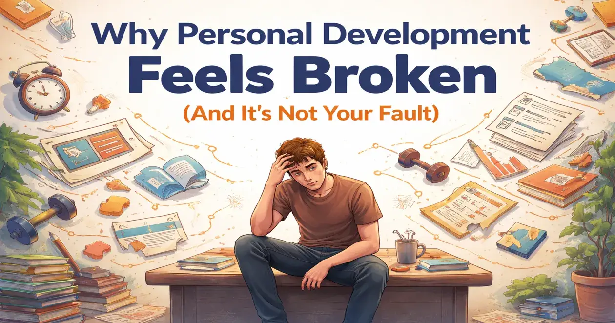 Why Personal Development Feels Broken (And It’s Not Your Fault)