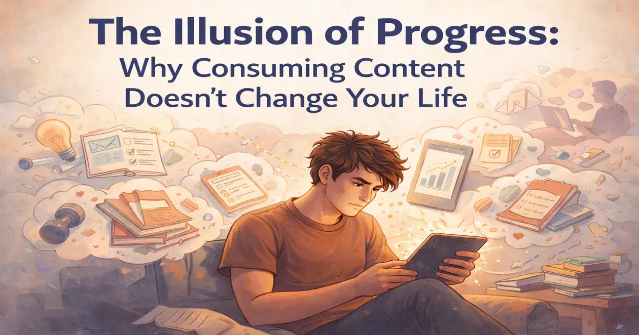 The Illusion of Progress: Why Consuming Content Doesn’t Change Your Life