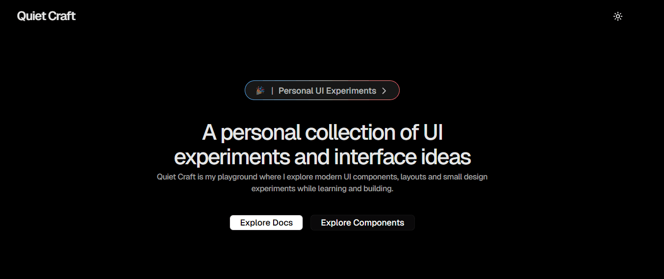 Quiet Craft – Modern UI Component Library image 1