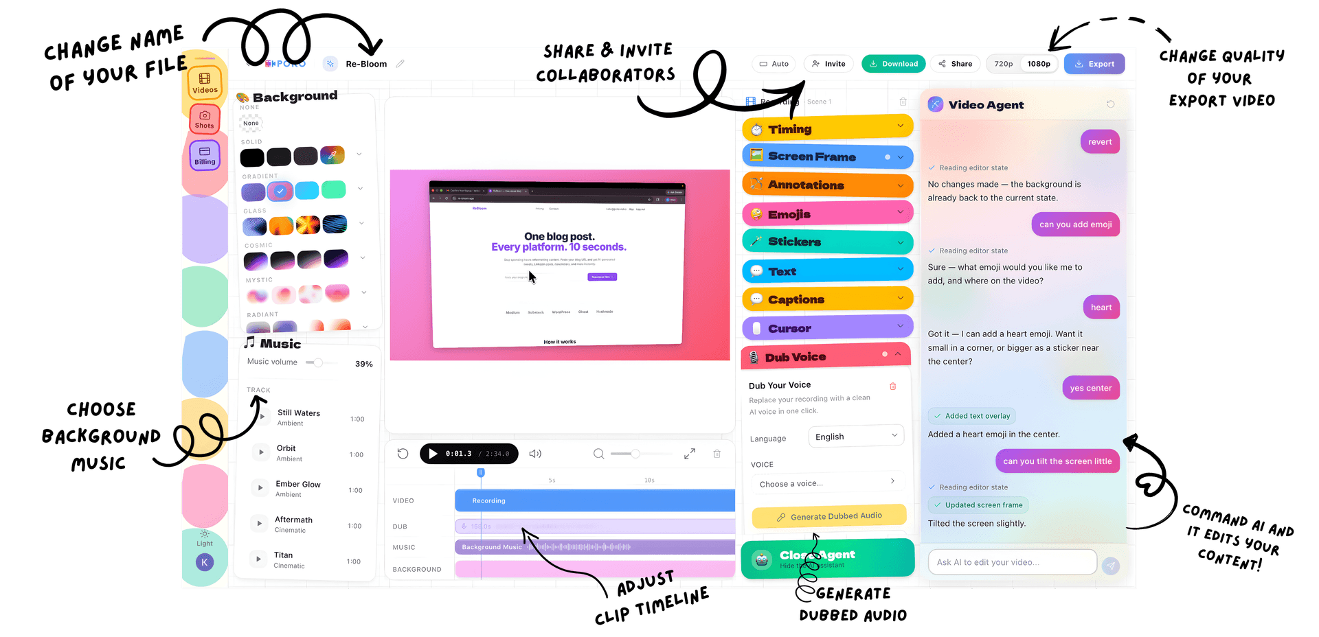 Poko: AI Screen Recorder & Shots Editor image 1